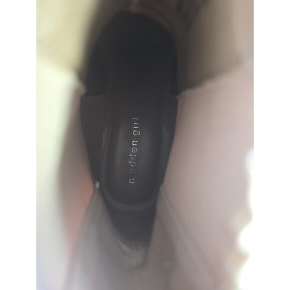 Platform Vanilla Latte Baddie Boots 10 Womens Winter Fall Cozy Casual Chic - Picture 7 of 8